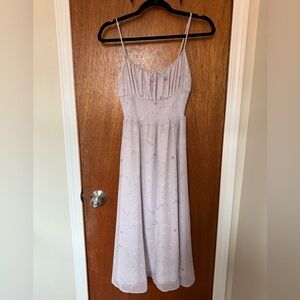 Wilfred Lavender Ruffled Dress